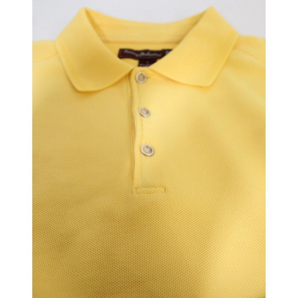 Tommy Bahama Polo 18 Golf Men's L Yellow Casual Relaxed Fit Sporty Short Sleeve - Picture 7 of 14